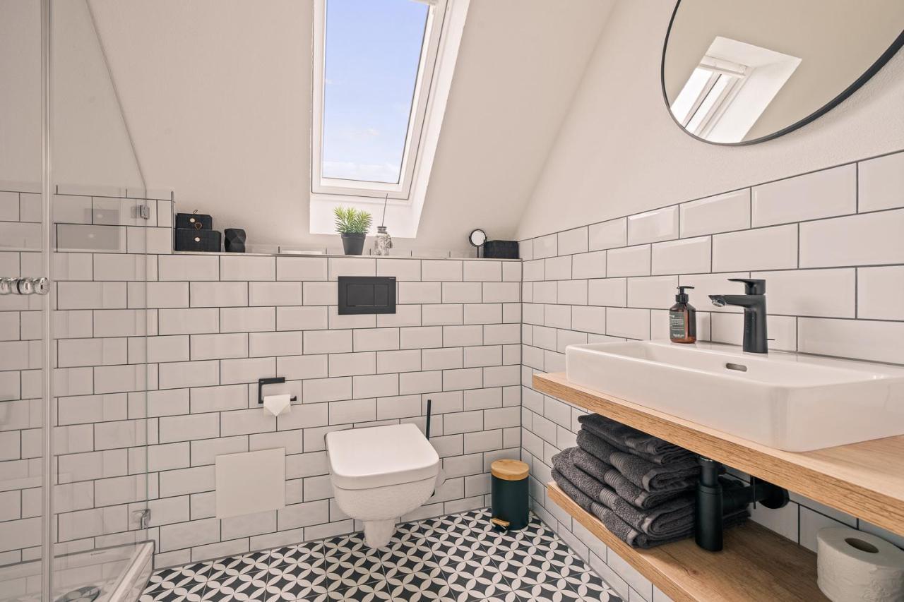 Maisonette-Wohnung Mit Freigelegtem Fachwerk Meckenbeuren Buitenkant foto